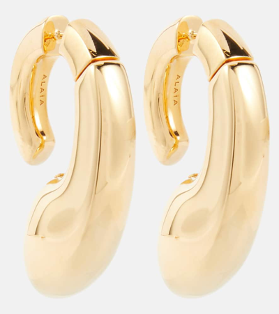 Alaïa Drip Gold-plated Earrings