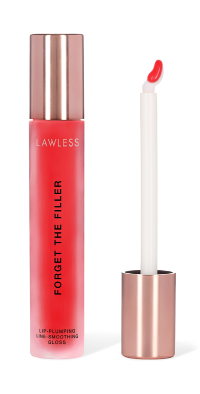 Lawless Forget The Filler Lip Plumper Line Gloss - Queen Size Cherry Vanilla In White