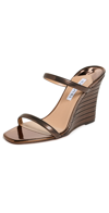 Aquazzura Riviera Chain Wedges 95mm Espresso In Espresso