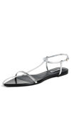 JIL SANDER SANDALS SILVER MOON