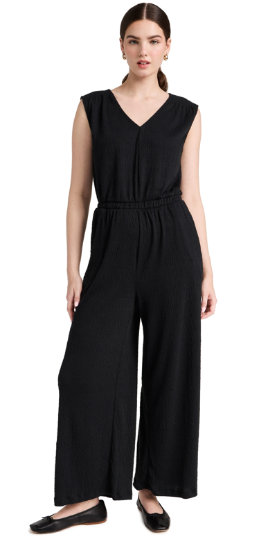 Z Supply Lunch Date Jumpsuit Black