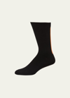 Paul Smith Men's Artist Stripe Crew Socks In 79