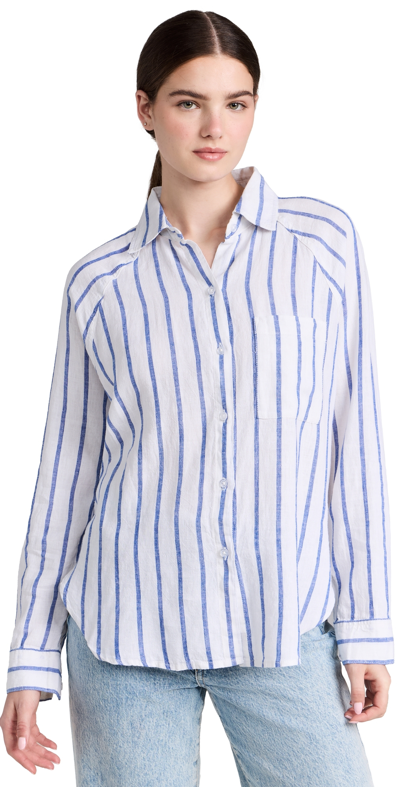 Z Supply The Perfect Line Button Down Palace Blue