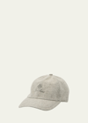 Loro Piana Storm System Cashmere Baseball Hat In Light Grey