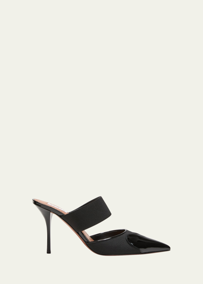 Alaïa White Coeur Heels In 999 Noir