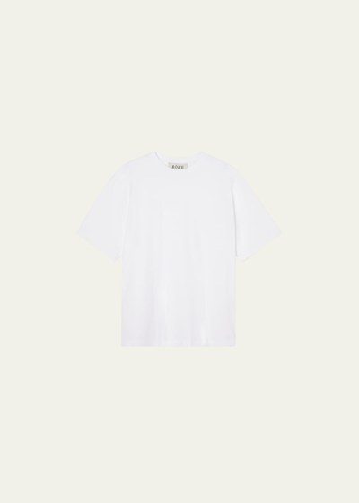 Rohe Men Men's Oversized Cotton T-shirt In 112 - White