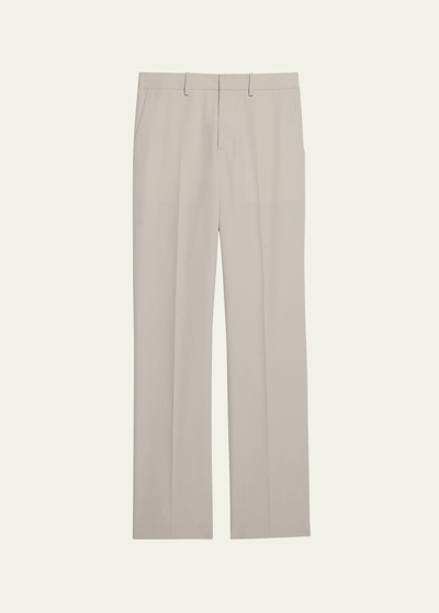 Helmut Lang Men's Straight-leg Crepe Suit Pants In Sand