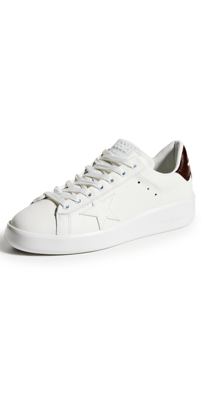 Golden Goose Pure Star Leather Sneaker In White