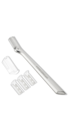 Tweezerman Stainless Steel Brow Razor Kit