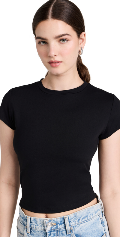 Susana Monaco Short Sleeve Top Black