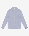Isabel Marant Jasolo Striped Cotton Shirt In Blue