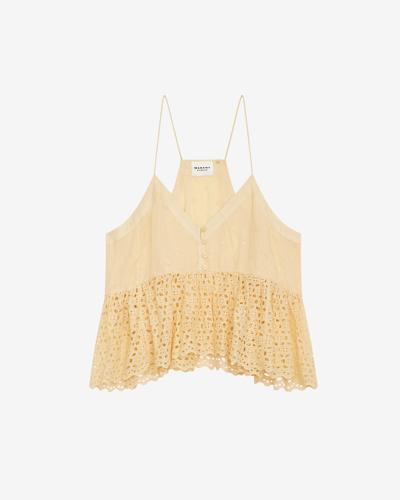 Marant Etoile Sogane Top In Yellow