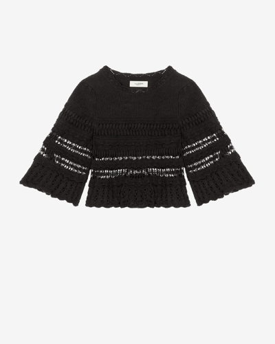 Marant Etoile Frizy Top In Black