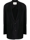 Studio Nicholson Cotton Blend Jacket In Black