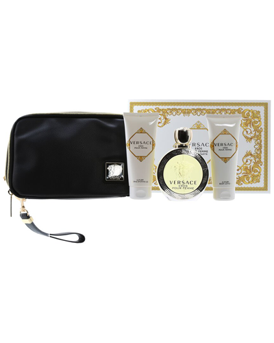 Versace Women's Eros Pour Femme 4pc Set In White