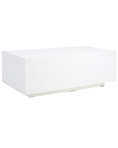 Safavieh Ezro Faux Concrete Cof Table In White