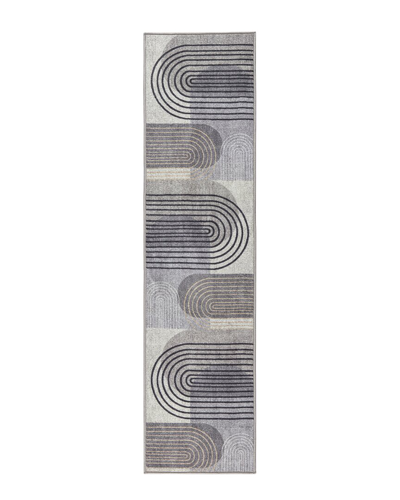 Town & Country Everyday Everwashª Recycled Area Rug With Non-slip Backing In Grey