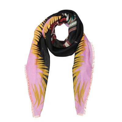 Givenchy Cashmire Square Scarf In Black