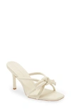 Loeffler Randall Margi 60mm Knotted Sandals In Optic White