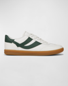 Vince Oasis Leather & Suede Sneaker In Chalk White And P