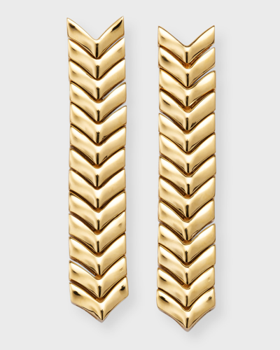 Anita Ko 18k Yellow Gold Zipper Drop Earrings In 05 Yellow Gold