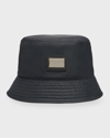 Dolce & Gabbana Bucket Hat In Dark Blue