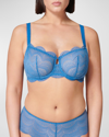 SIMONE PERELE KARMA DEMI-CUP CONVERTIBLE LACE BRA