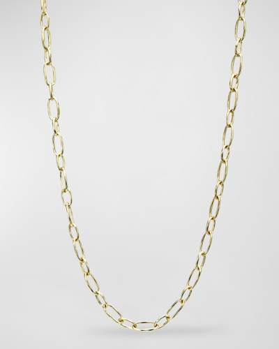 Ippolita 18k E.f. Classico Long Chain With Oval Sculpted Links In 05 No Stone