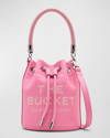 Marc Jacobs The Leather Bucket Bag In Petal Pink