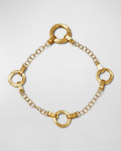 Marco Bicego Jaipur Link 18k Yellow Gold Station Chain Bracelet