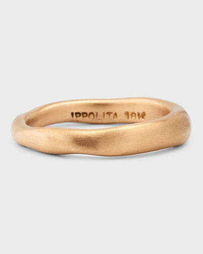 Ippolita 18k Rose Gold Squiggle Band Ring