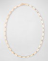 Lana Tag Link Necklace In 40 White