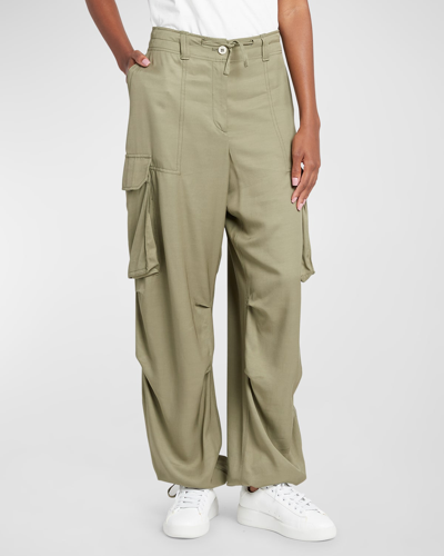 GOLDEN GOOSE JOURNEY WIDE-LEG DRAWSTRING CARGO PANTS