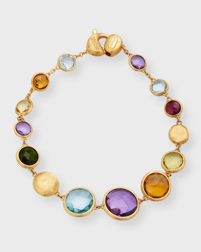 Marco Bicego Jaipur Color 18k Yellow Gold Mixed Gemstone Bracelet In 05 Yellow Gold