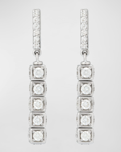 Miseno Faro Long Drop Earrings With Diamonds In Metallic