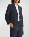 Theory Shrunken Patch Pocket Jacket In Concord