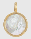 Marco Bicego 18k Jaipur Yellow Gold Medium Mother-of-pearl Pendant In 05 Yellow Gold