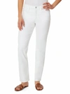 Jones New York Women's Lexington Mid Rise Straight-leg Jeans In White