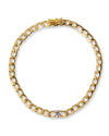 Anita Ko 18k Yellow Gold Plain Chain-link Bracelet With Diamond Center In 05 Yellow Gold