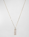 LANA 14K YELLOW GOLD TAG PENDANT DIAMOND NECKLACE