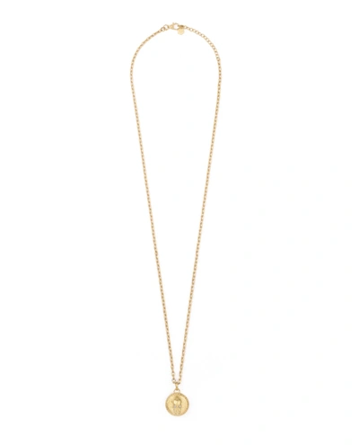 Philipp Plein Gold-tone Ip Stainless Steel 3d $kull Cable Chain 29-1/2" Pendant Necklace In Multi