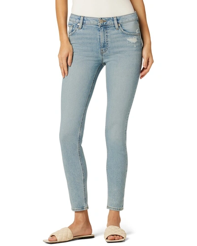 Hudson Jeans Collin High-rise Skinny Ankle Tropics Jean In Blue