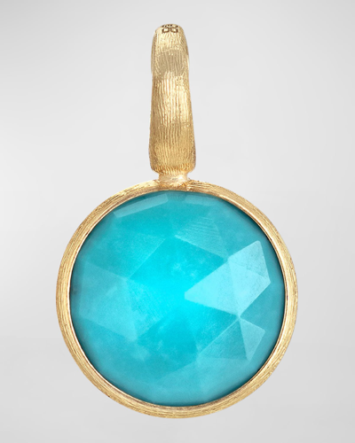 Marco Bicego 18k Jaipur Yellow Gold Small Turquoise Pendant In 05 Yellow Gold