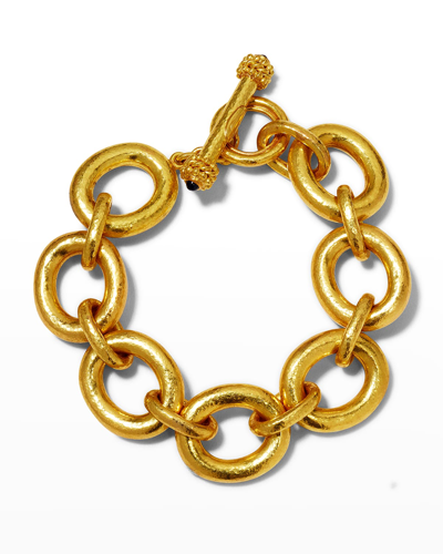 Elizabeth Locke 19k Padova Link Bracelet In 05 Yellow Gold