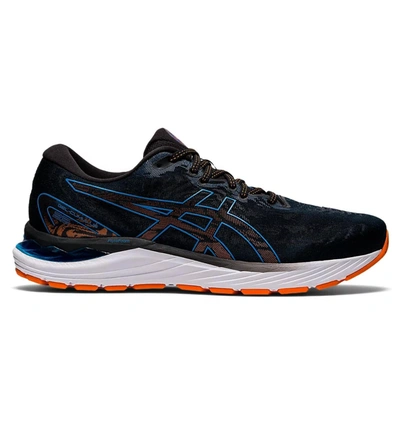 Asics Men's Gel Cumulus 23 Running Shoes - D/medium Width In Black/reborn Blue