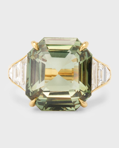 Bayco 18k Ceylon Sapphire And Diamond Statement Ring In 35 Mixed Metal