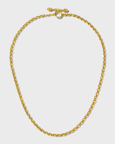 Elizabeth Locke Tiny Venezia Necklace In 05 Yellow Gold