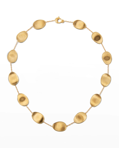 Marco Bicego Lunaria 18k Gold Short Station Necklace In 05 Yellow Gold
