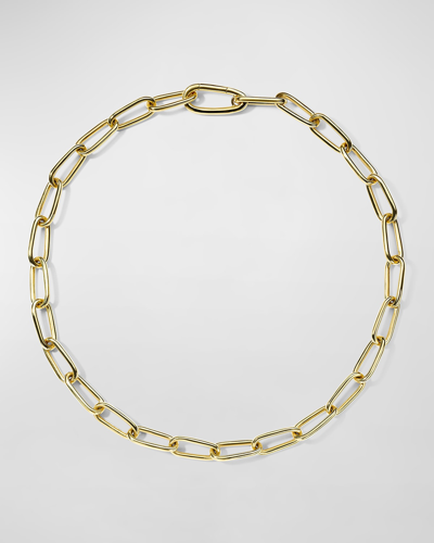 Ippolita 18k Classico Tapered Link Necklace, 18"l In 05 No Stone