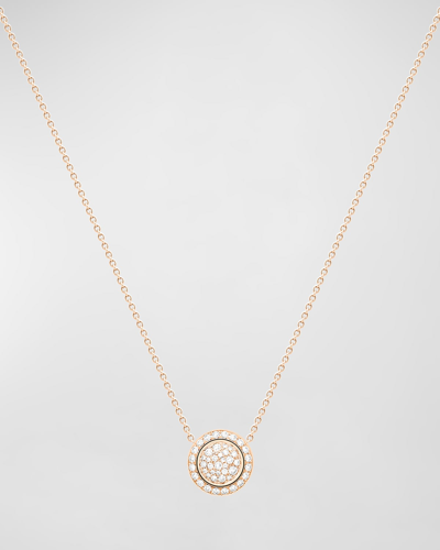 Piaget Possession 18k Rose Gold Diamond Pendant Necklace In 15 Rose Gold